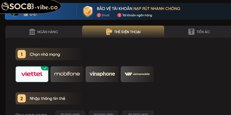 Cách xử lý khi không rút được tiền SOC88 với nguyên nhân