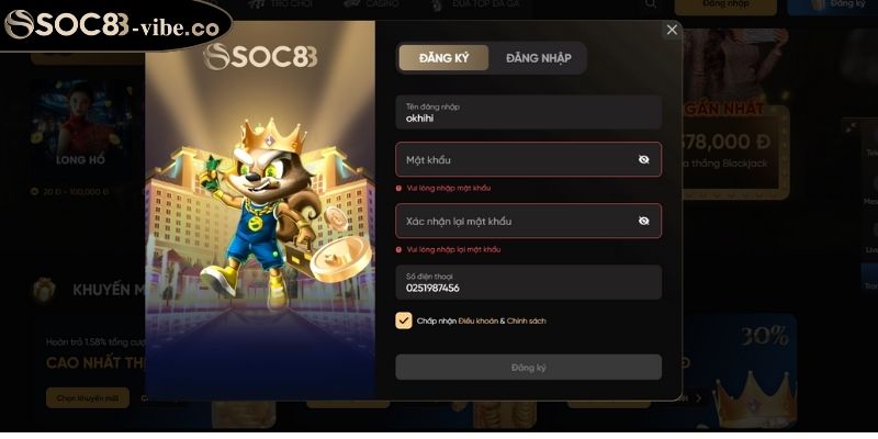 Xác thực tài khoản cá nhân