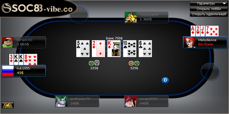 Cách chơi Poker Omaha chi tiết qua từng vòng cược kịch tính 3 Sau vòng Flop, lá bài chung thứ tư Turn được lật mở